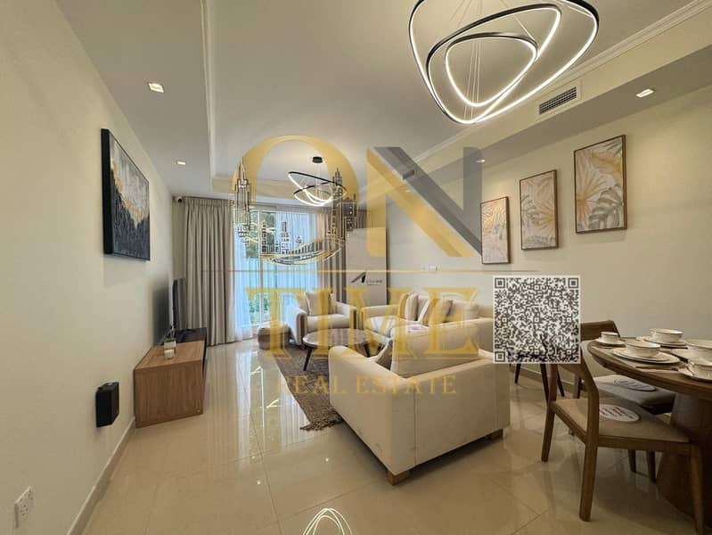Free central air conditioning | Lower price than the developer | Directly on Khalifa Street | Includes parking, gym, swimming pool, barbecue area,