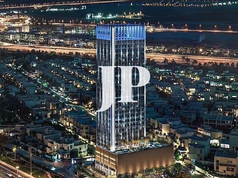 Studio | Binghatti Luxuria | Balcony | Skyline & Marina Views