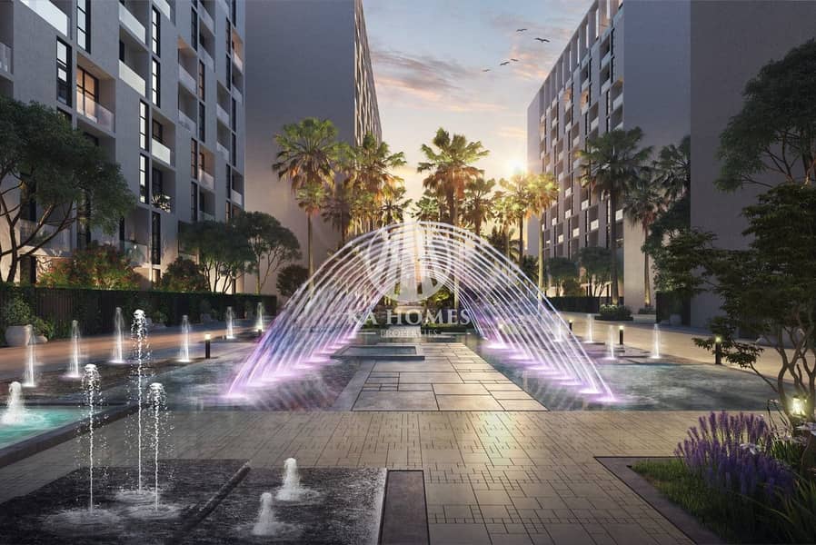 A distinctive apartment in a location close to Dubai. Freehold ownership for all nationalities. Lowest price per square foot.
