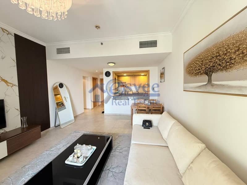 Spacious Upgraded & Fully Furnished 1BR | High ROI | Rented | Community View