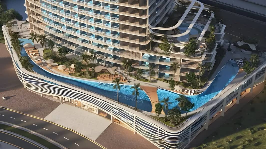 Furnished Studio | Samana Barari Heights | Pool & City Views