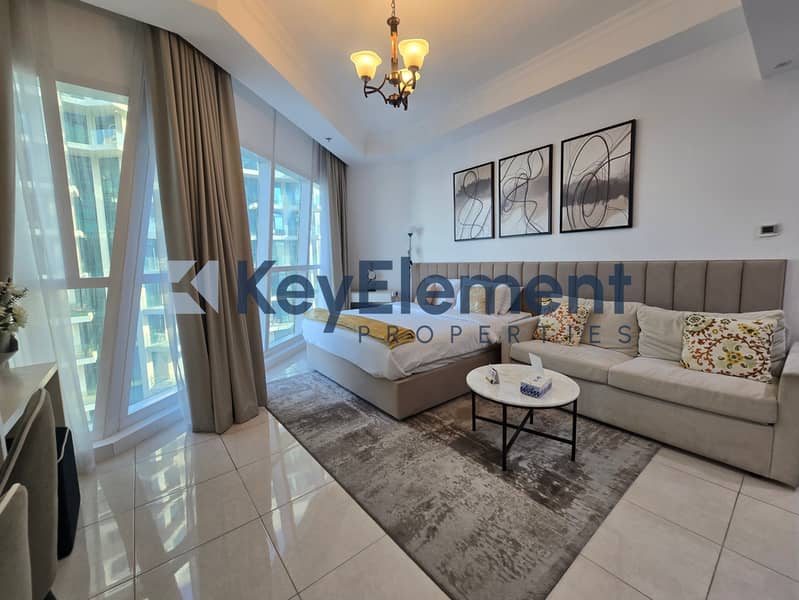 High-Floor Furnished Studio | High ROI | Prime Investment