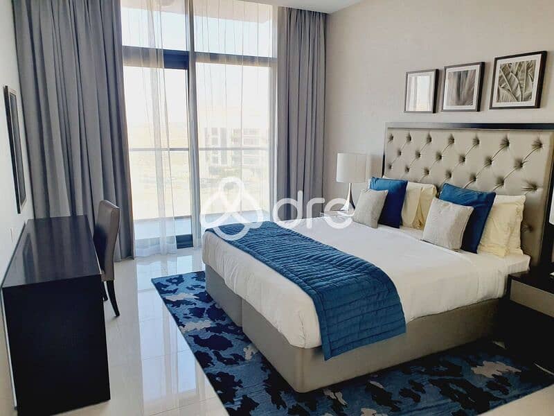 Stylish Fully Furnished 1-Bedroom | Pool View