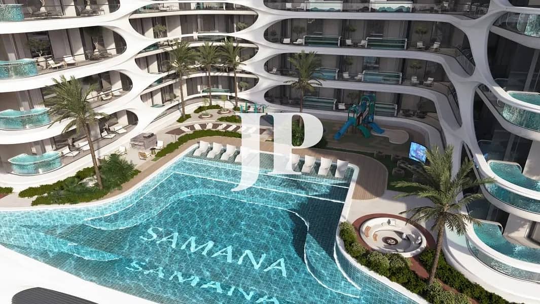 Private Pool | 1% Monthly | 9% Net ROI | Samana Boulevard