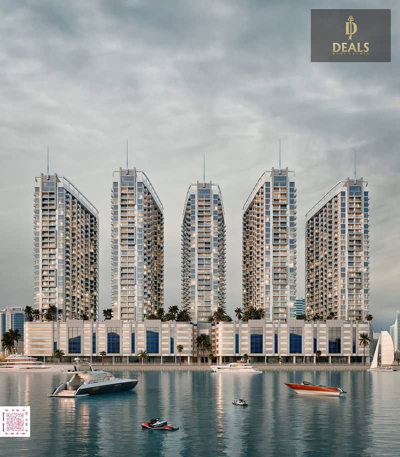 CREEK TOWERS AJMAN:1 BHK APARTMENT FOR SALE/10 PERCENT DOWNPAYMENT/FREEHOLD/PRIME LOCATION