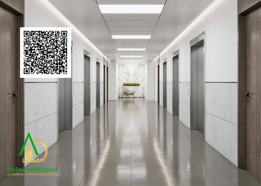 Own a two-bedroom apartment in the Bluebell Residence project in Al Amrah area, Ajman. High-quality finishes and well-distributed spaces. All services