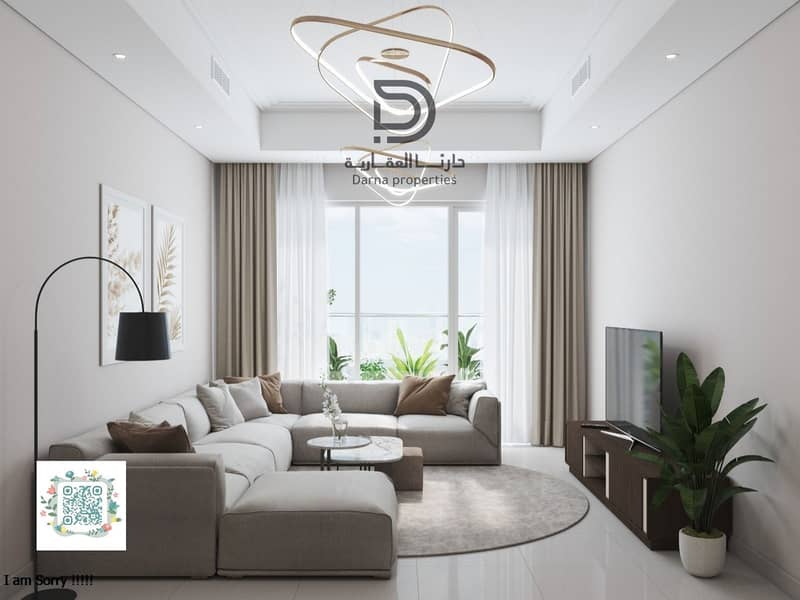 Own a 2-bedroom apartment with sea view in B1 Tower, just 1% monthly, free AC, prime location, and unmatched comfort