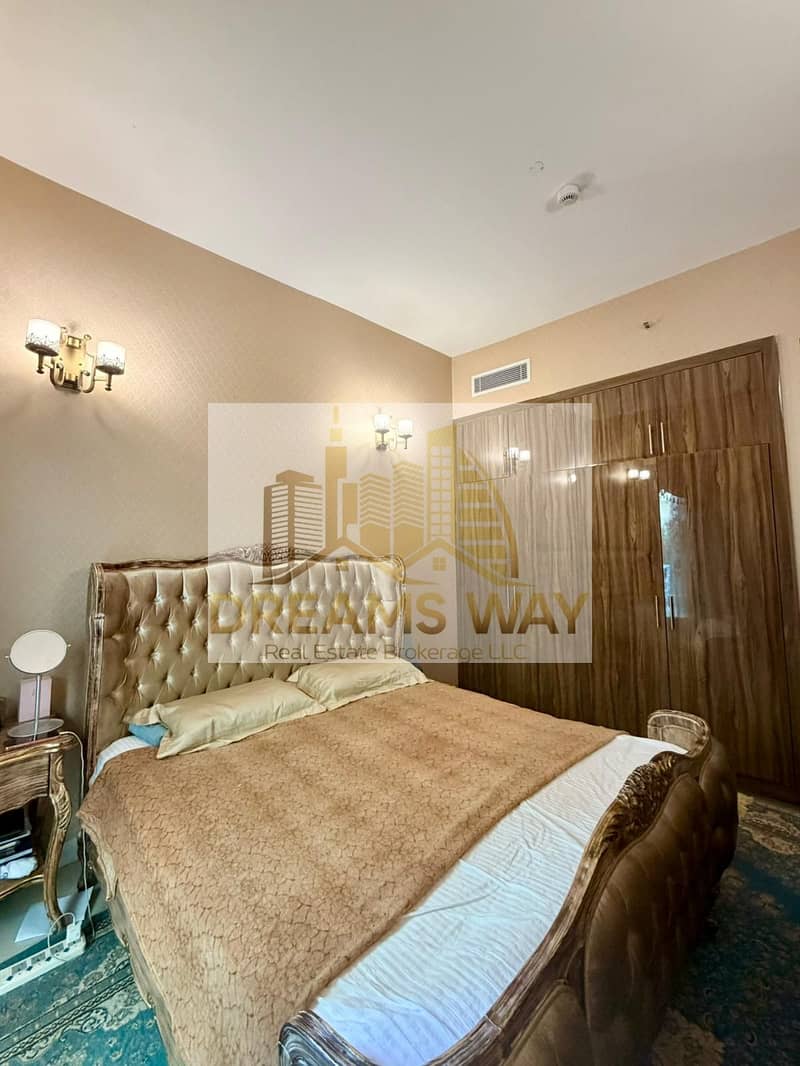 Modern 1-Bedroom Apartment with Huge Terrace | Fully Furnished | Opposite Dragon Mart
