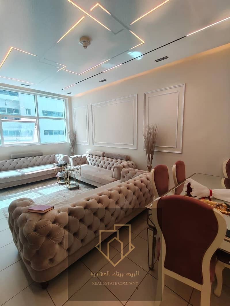 Luxury 2 Bedroom Apartment for Sale in Ajman One Tower with City & Garden View