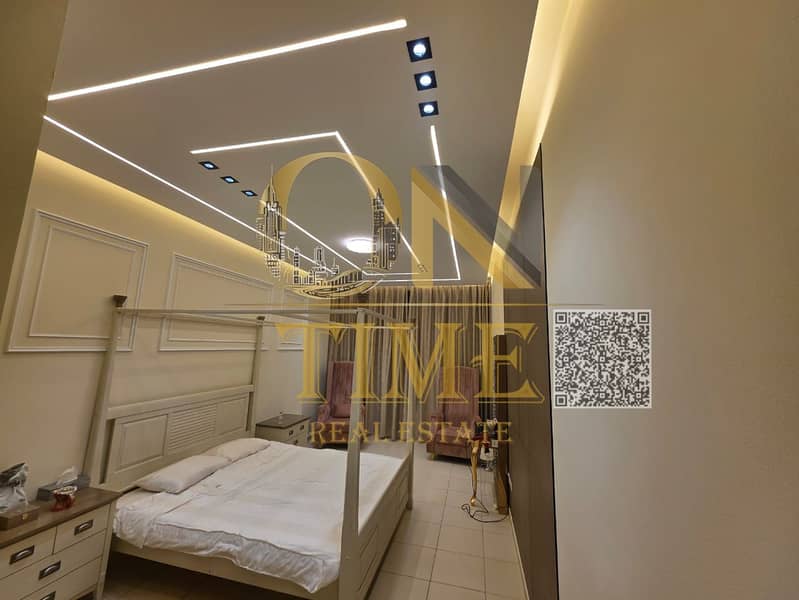 Fully furnished apartment with free air conditioning and an open view, ready for immediate occupancy, offering comfort and luxury in a prime location.