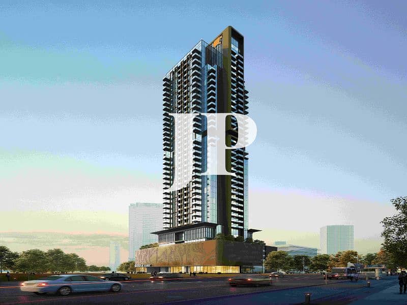Furnished Studio | Balcony | Pool & Skyline Views | Ready to move.