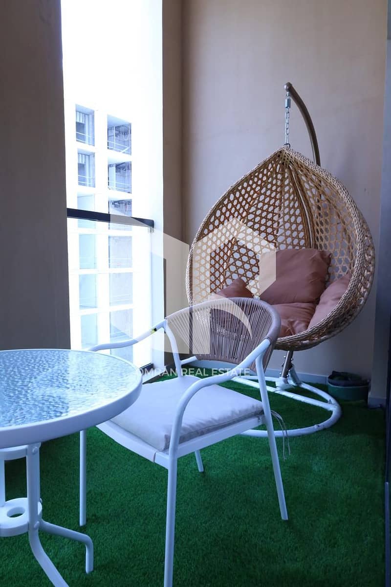 Fully Furnished | Al Mamsha | One Bedroom | Two Bathrooms | Large Balcony | Rented with Strong ROI