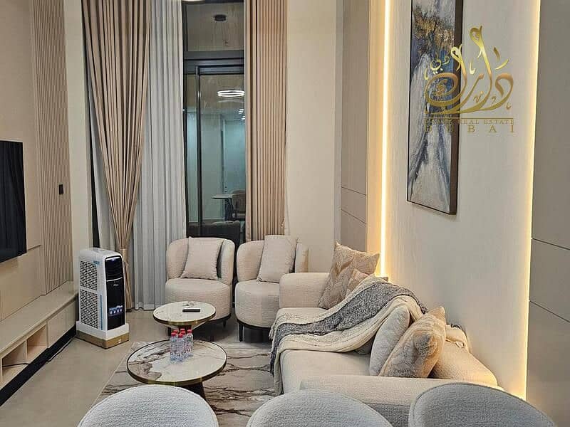 Furnished 1BR Apartment | Dalmore Tower | Balcony & Pool Access | City & Park Views