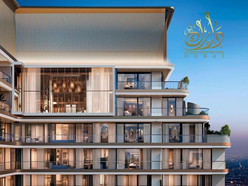 Furnished 1BR | Marquis One Arjan | Balcony & Park Views