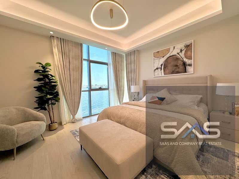 With a stunning view of Ajman Creek, own your residential unit with only a 10% down payment.