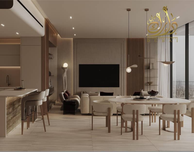 Furnished Studio | Voxa Residences | Skyline & Pool Views