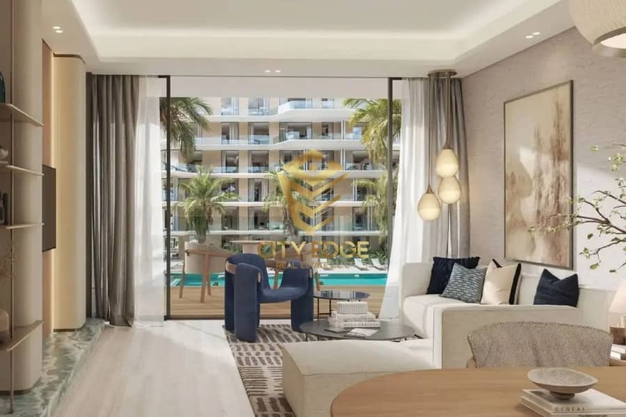 Luxury apartment, open view, prime spot, 5% down .