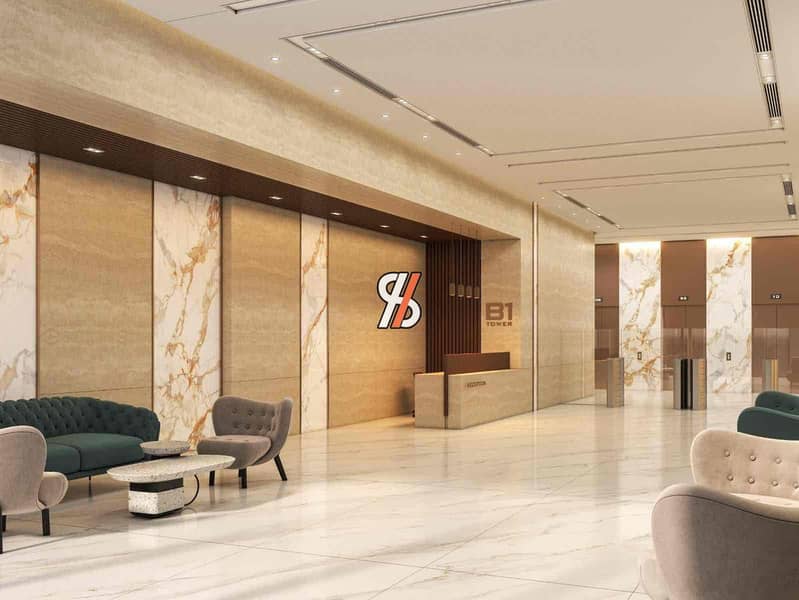 Tower B2 – Unit 610 | 1 BHK | Partial Sea / City View | 1,101 Sq. ft