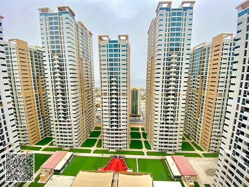 AJMAN ONE TOWER: BIG STUDIO WITH PARKING NEAR AJMAN BEACH
