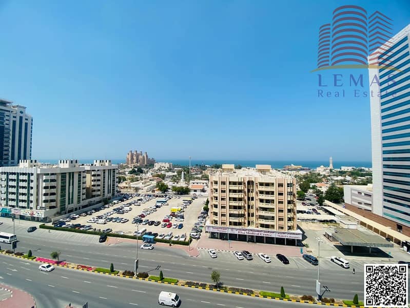 Amazing 1 bhk full sea view with parking for sale cash in Ajman one tower